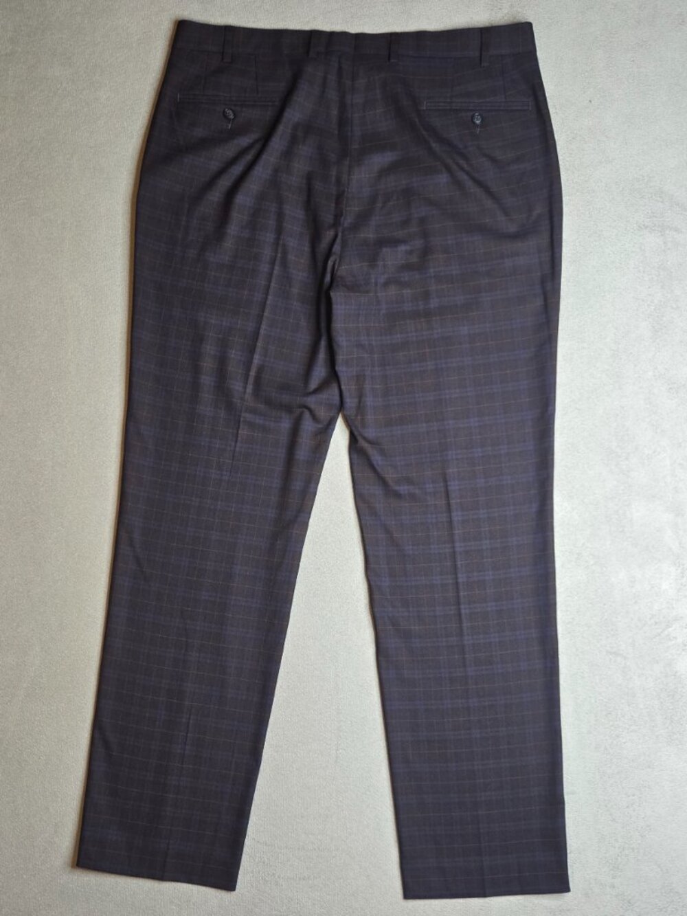 Sean John Men's Purple Plaid Dress Pants Size 36x32 Stretch Suit Trousers - Picture 9 of 9